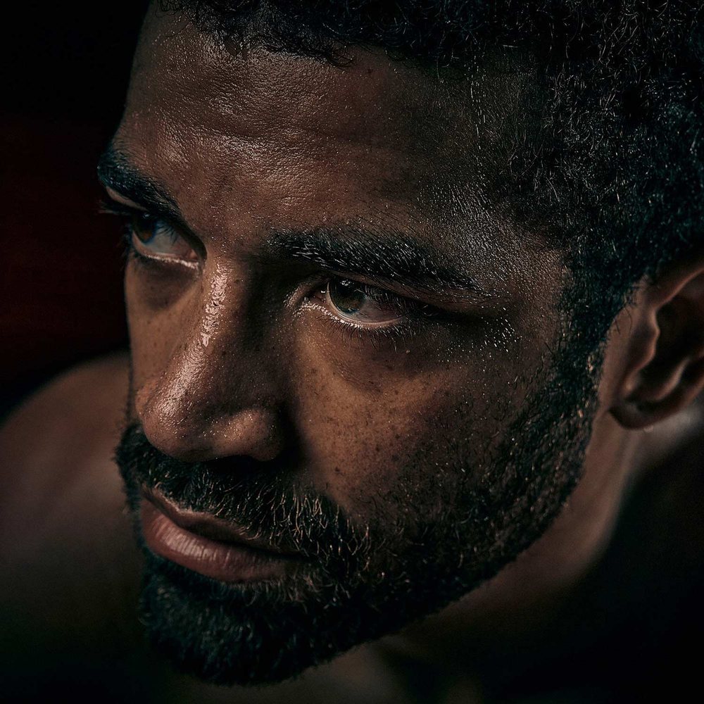 A boxer between rounds. Photograph by Andy Gallacher Photography.