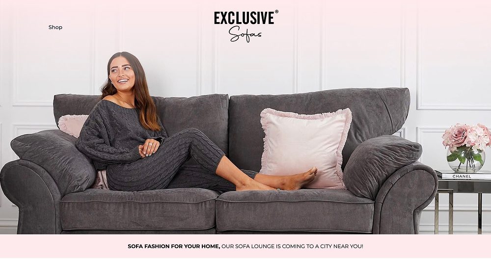 Website for a furniture & homeware client