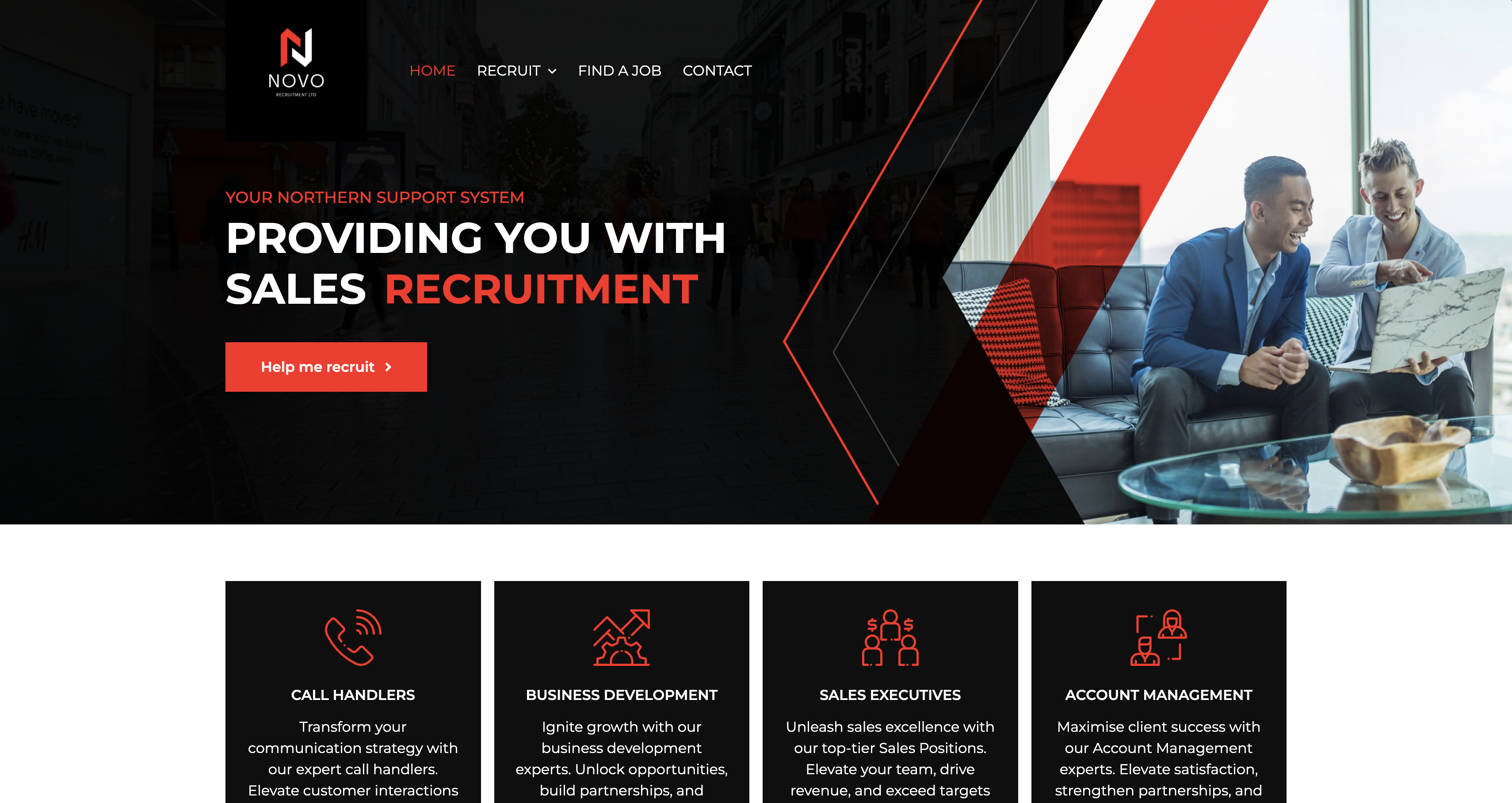 Novo Recruitment Website