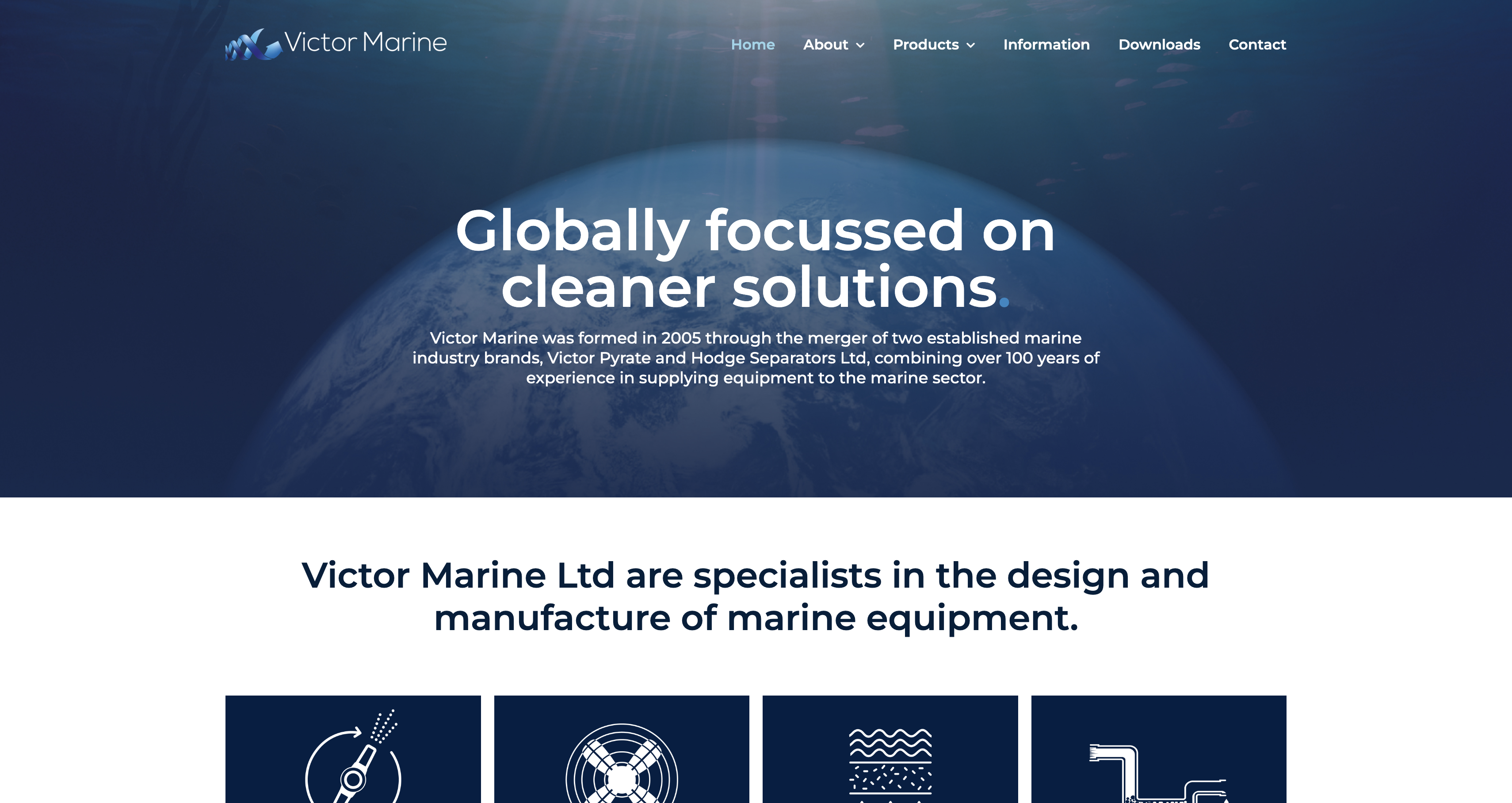 Victor Marine | Website Build